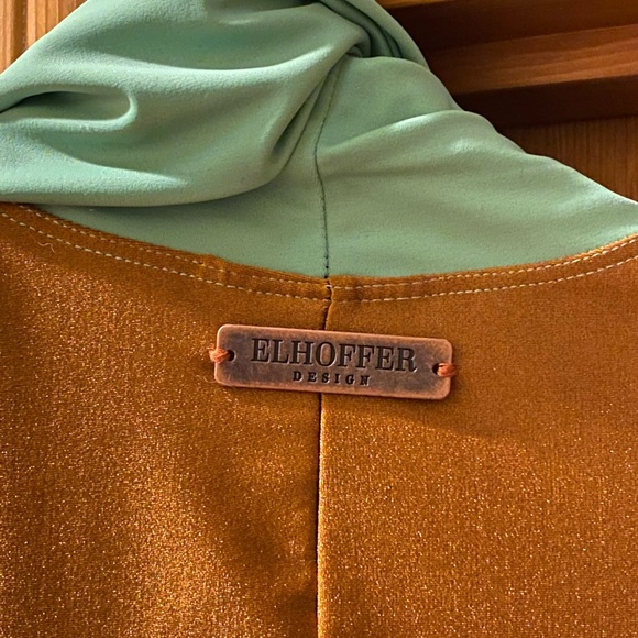 Elhoffer design Star Wars retired “Galactic Asset” Grogu  disneybound wrap dress - Picture 3 of 8